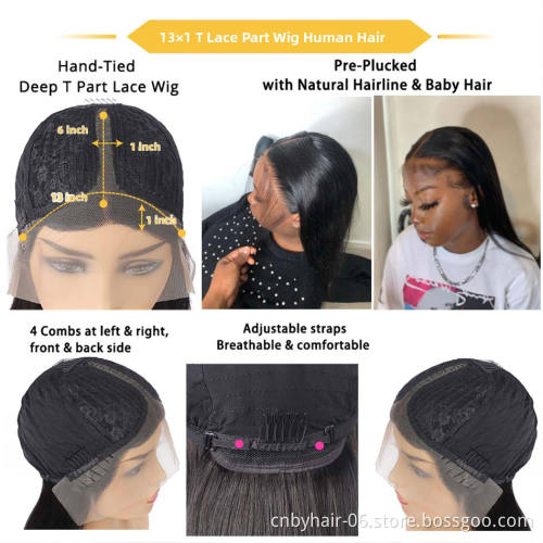 Wholesale Highlight Wig Lace Front Human Hair, Highlighted Human Hair Full Lace Wigs, T part Lace Wigs For Black Woman